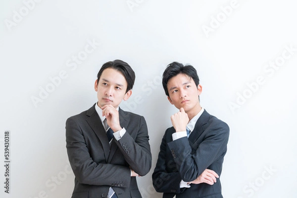 Fototapeta ビジネスマン・考える