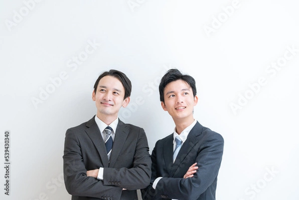 Fototapeta ビジネスマン・考える