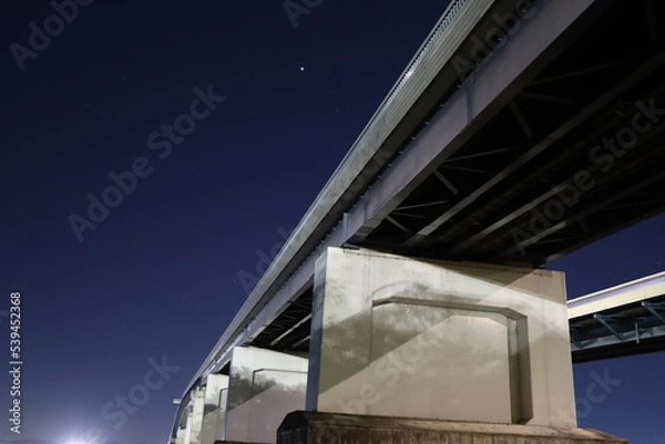 Obraz 琵琶湖と琵琶湖大橋