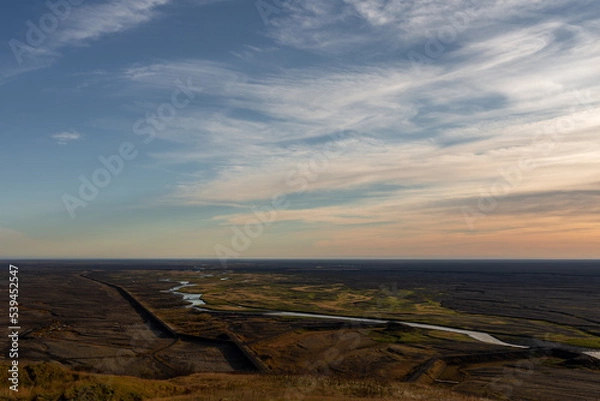 Obraz sunset in the mountains