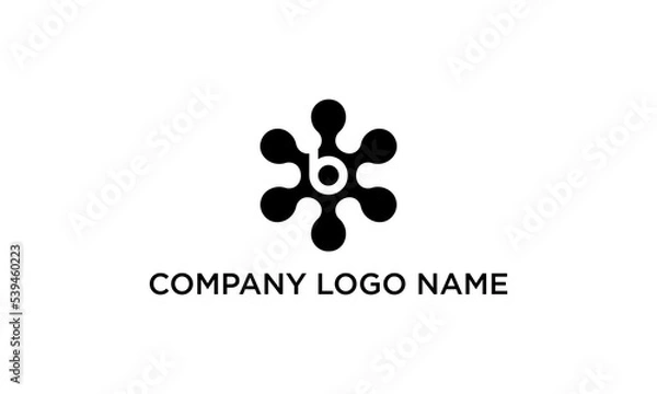 Fototapeta Letter B logo vector