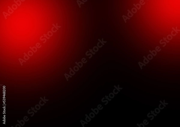 Fototapeta Black and dark red  smooth gradient abstract background image,Dark tone.Science or technology display concept.Metal or metallic color.spotlight in oom or studio.Graphic illustration.