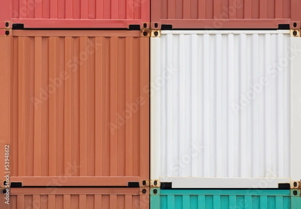 Fototapeta Containers shipping