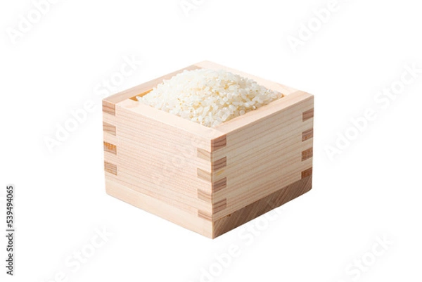 Fototapeta お米_生米_白米（背景透過切り抜き合成用png素材）