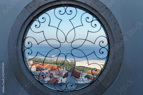 Obraz View from Miradouro de Santa Luzia, Lisboa, Portugal