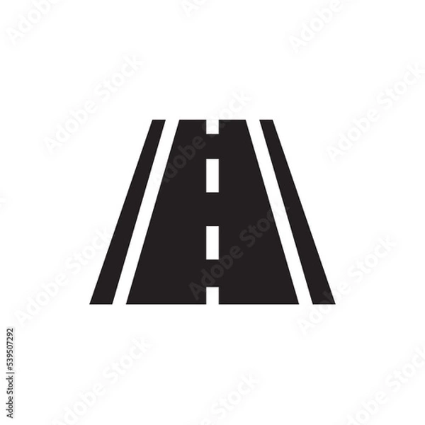 Obraz highway simple icon symbol