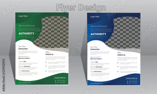 Obraz corporate modern creative digital flyer 