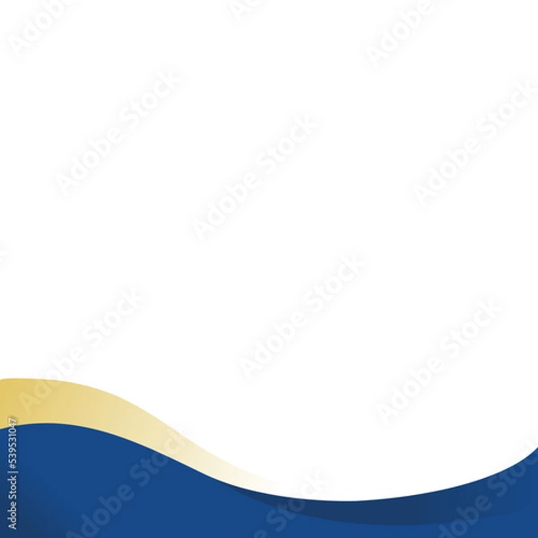 Fototapeta Footer Shape