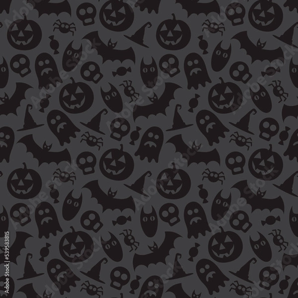 Fototapeta Halloween vector seamless pattern