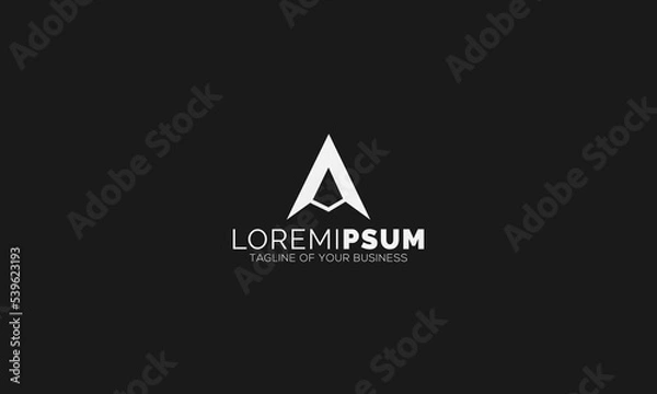 Fototapeta simple letter a logo Design template vector set