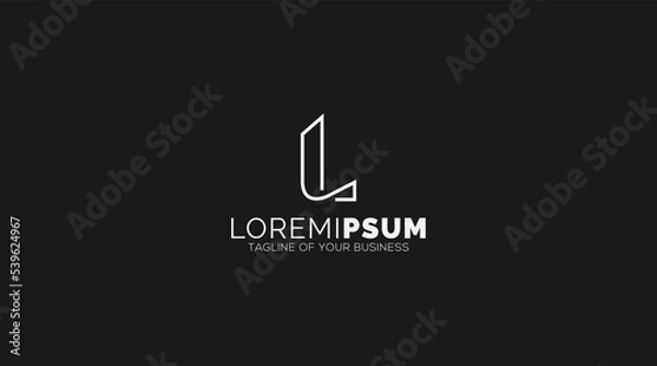 Obraz Letter L logo icon design template elements 