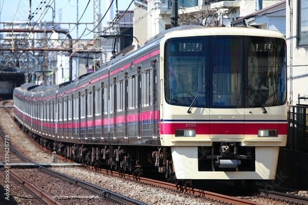 Fototapeta 通勤電車 京王電鉄8000系