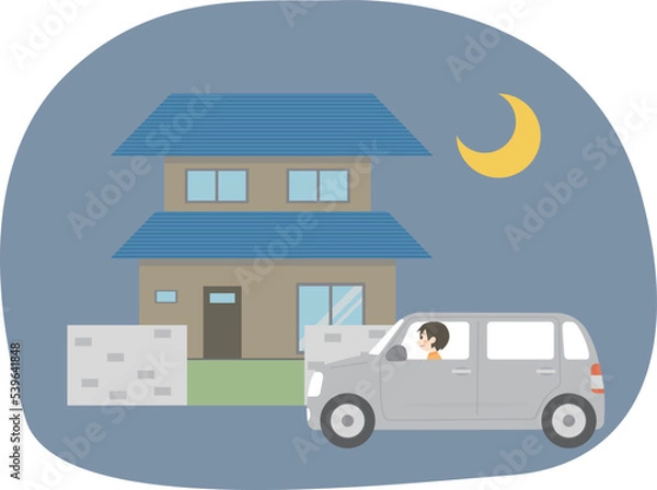 Fototapeta 夜間対応型訪問介護