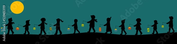 Obraz St. Martin - Laternenumzug