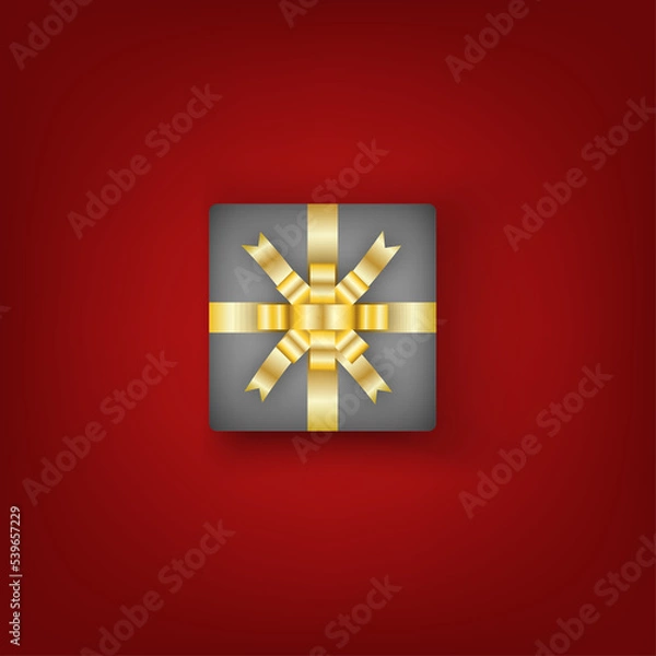 Obraz New year and Christmas gift boxes on white background.