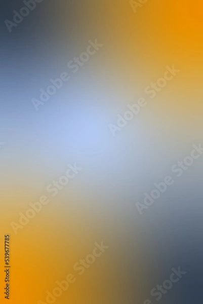 Obraz vertical golden orange - navy gray - sky blue gradient background