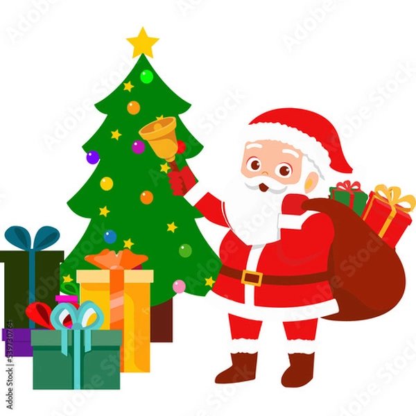 Obraz Christmas tree  Which Can Easily Modify Or Edit 

