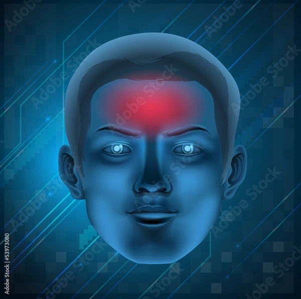 Fototapeta Headache concept