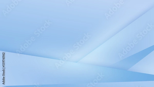 Fototapeta Light blue background with area for graphic elements or text. Minimal light blue background. Simple vector graphic pattern