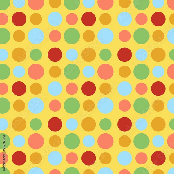 Fototapeta seamless pattern with circles