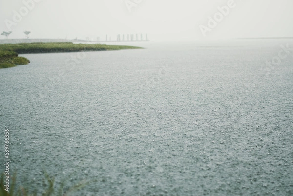 Obraz Rain on the Ocean