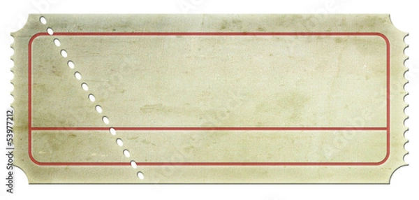 Obraz Ticket Blanco