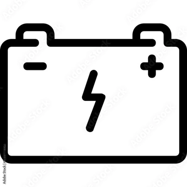 Obraz charging battery icon
