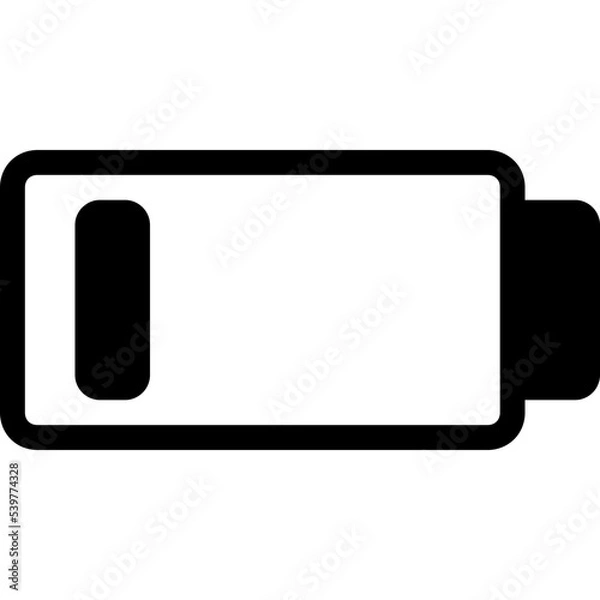 Obraz low battery icon