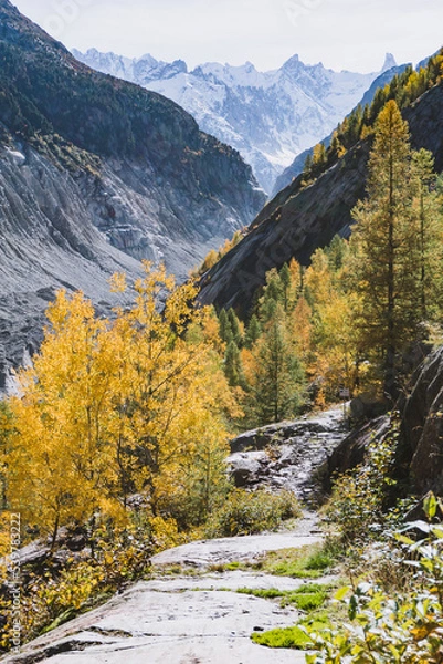 Obraz mighty autumn mountain landscape