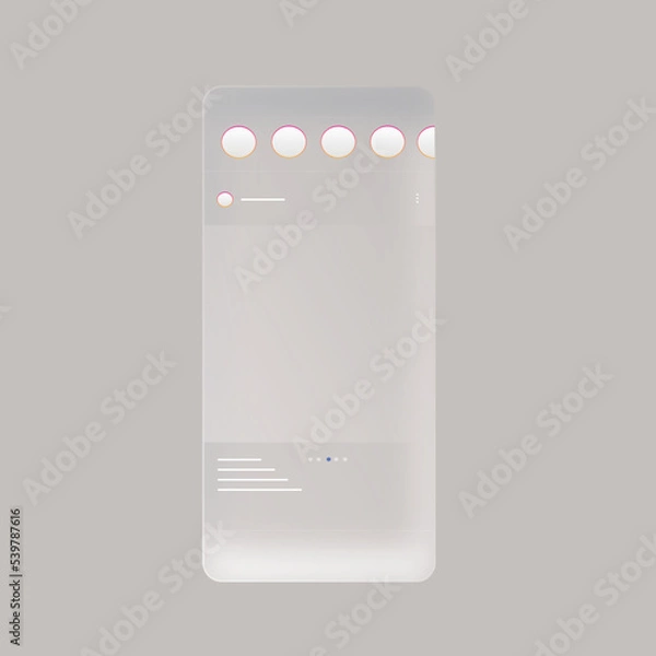 Fototapeta Social media carousel post template
