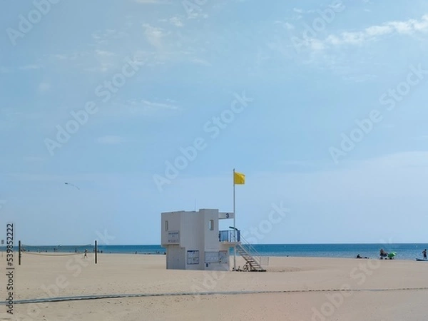 Obraz Baywatch - Lifeguard tower on the beach