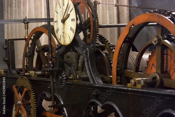 Obraz clock mechanism