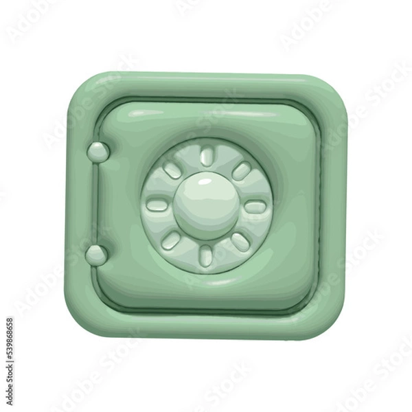 Fototapeta safe box 3d style