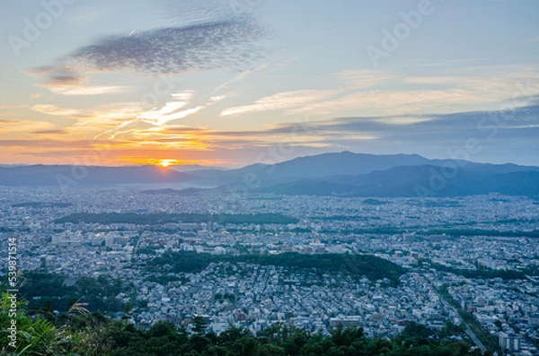 Obraz 京都の都市風景