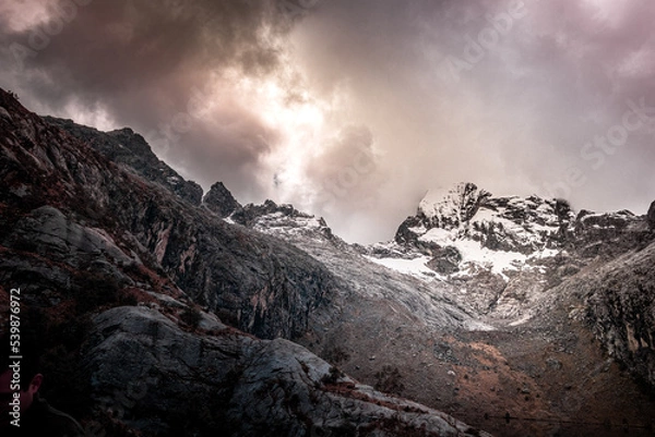 Obraz Magic mountain in the Andean