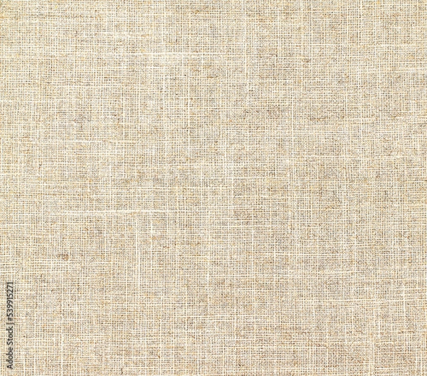 Fototapeta Natural linen material textile canvas texture background