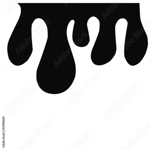 Obraz melting corner silhouette