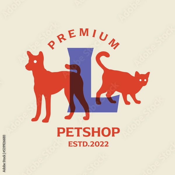 Obraz Alphabet L Petshop Logo