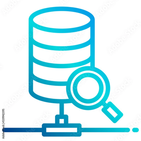 Obraz Data base outline icon