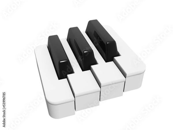 Obraz piano keyboard symbol