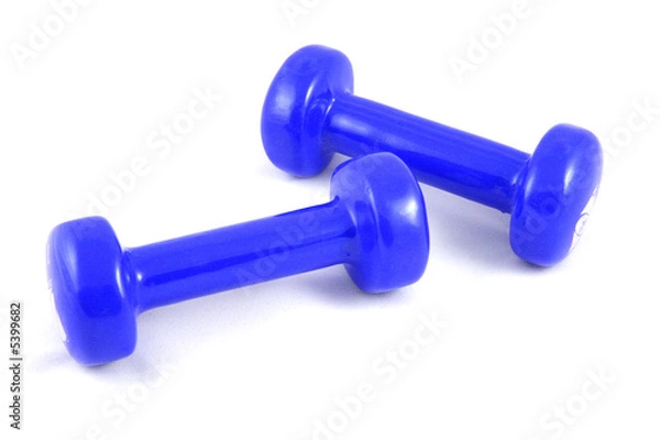 Obraz Blue Dumbells