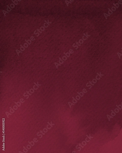 Obraz Dark pink watercolor background texture digital paper