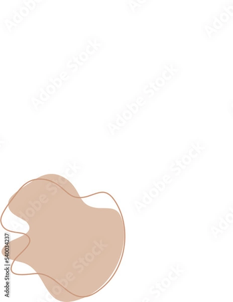 Fototapeta Liquid and fluid shape abstract