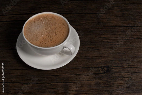 Fototapeta cup of coffee on table