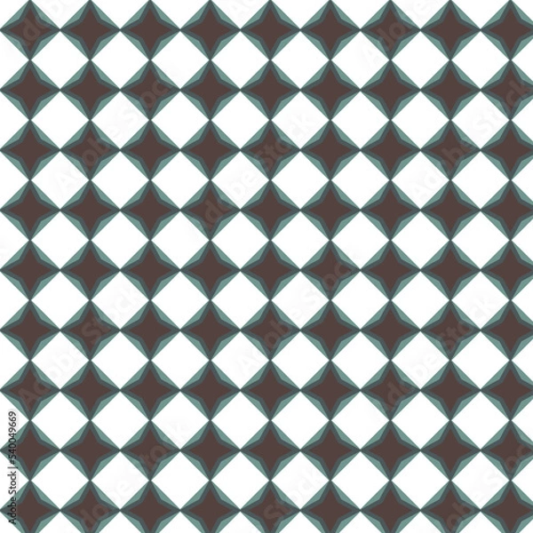 Obraz abstract-background-pattern-blue-brown-square-shape
