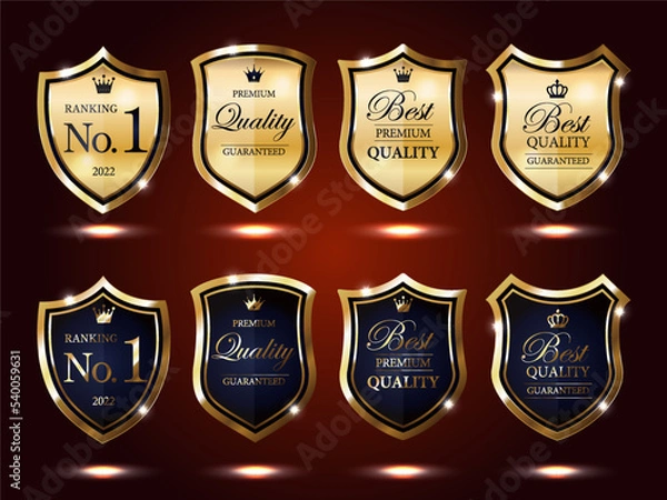 Fototapeta エンブレムのセット