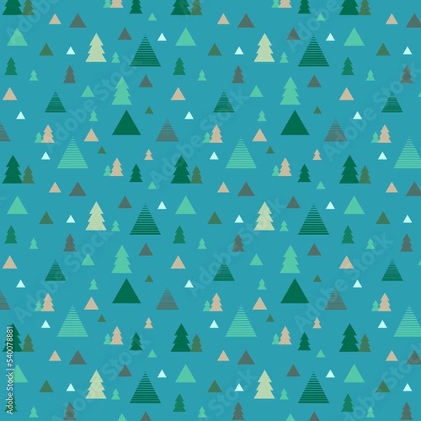 Obraz spruce seamless pattern