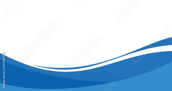 Fototapeta blue gradient abstract wave background transparent png