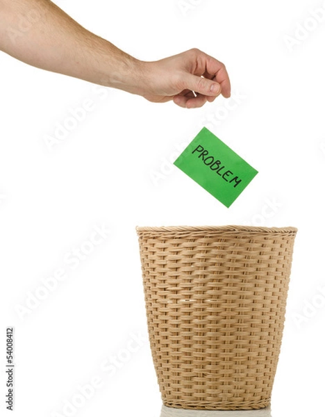 Fototapeta Throwing away problem