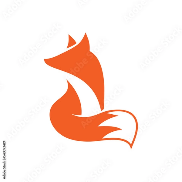 Obraz Fox Logo icon Vector Design Template